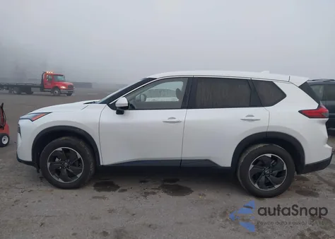 2025 Nissan Rogue Sv Fwd из США, поврежденный, VIN JN8BT3BA3SW344062